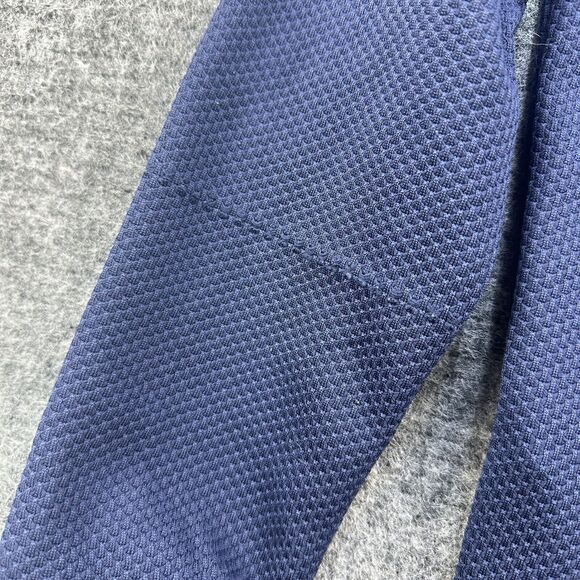 Under Armour Notre Dame Shirt Men Small Blue Heat Gear Snap Embroidered *Snag - Picture 15 of 15